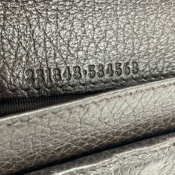 Gucci Leather Soho Studded Wallet Brown - Picture 9 of 9